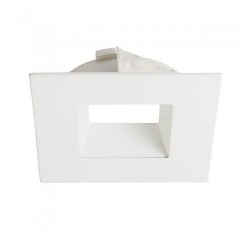 ELCO Lighting ELL4641WW-30 4" Diecast Square Reflector Flexa™ Trim All White, Color Temperature 3000K