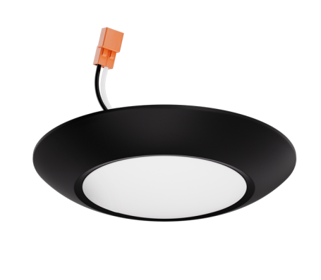 Elco Lighting ELSF40CT5B 4" Alva LED Ceiling Mount Disk Light with 5-Color Temperature Switch, Lumens 700 lm, Multi Color Temperature, All White