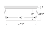 Elco Lighting ELSP2448CT5W 24"x48" Sky Panel™ with 5-CCT Switch, Lumens 4000 lm, Color Temperature 2700K, 3000K, 3500K, 4000K, 5000K, All White