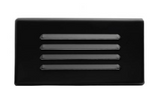 Elco Lighting ELST10B Step Replacement Louver Faceplate, All Black