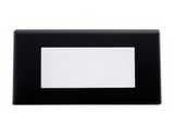 Elco Lighting ELST11B Step Replacement Open Faceplate, All Black