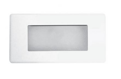 Elco Lighting ELST11W Step Replacement Open Faceplate, All White