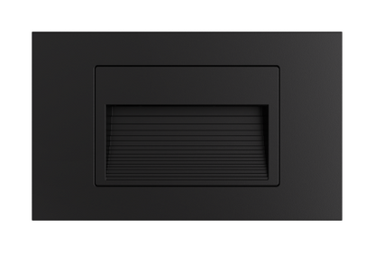 Elco Lighting ELST27CT3B Mini LED Embedded Step Light with 3-CCT Switch, Lumens 250 lm, Multi-Color Temperature, All Black