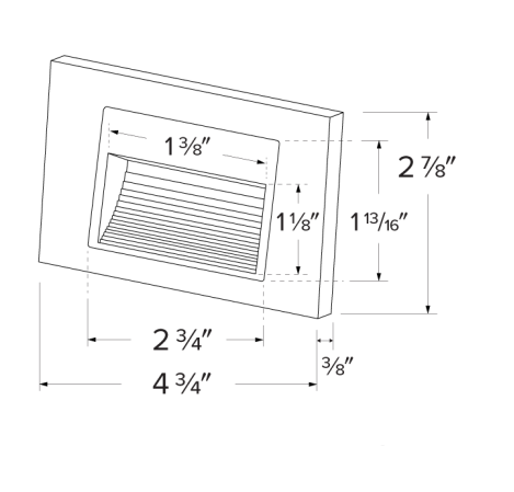 Elco Lighting ELST27CT3W Mini LED Embedded Step Light with 3-CCT Switch, Lumens 250 lm, Multi-Color Temperature, All White