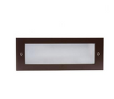 ELCO Lighting ELST32BZ 40W Incandescent Brick Light with Open Faceplate All Bronze Finish