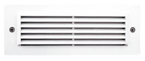 Elco Lighting ELST45W 13W 120V Diecast Compact Fluorescent Brick Light with Angled Louver Faceplate - White