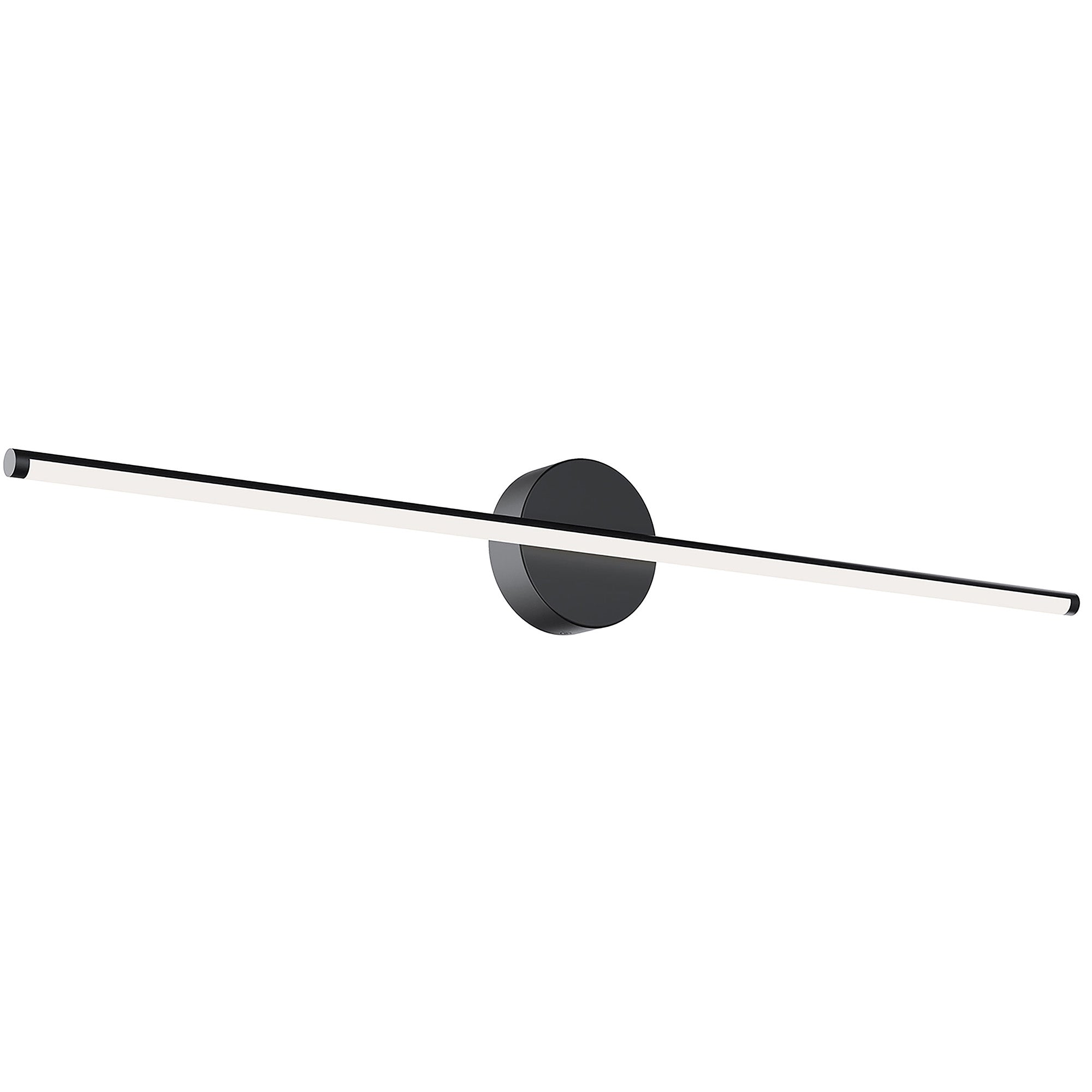 AFX Lighting ELZV3602LAJD4BK Elizabeth 36 Inch LED Vanity Wall Light, Watt 20W, 120-277V, Selectable 3CCT, Black Finish