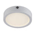 Trans Globe Lighting EM-LED-30097 WH white emergency LED disk ceiling light on