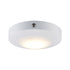 Trans Globe Lighting EM-LED-30099 WH white emergency LED disc light angle view