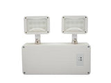 MaxLite EML-2HWHC LED Emergency Light, Wattage 4.5W, 190 lm, 120V OR 277V, Battery Backup, Adjustable Double Head, White Finish