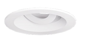 ELCO Lighting EMN1RD29W 1 Inch Round Mini Trim Adjustable White Finish