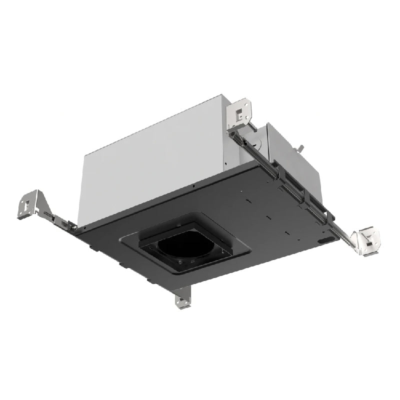 Visual Comfort Architectural EN3S-LH940AAI Modern 3" Entra LED Adjustable Downlight Housing, High Output - CCT: 4000K - Housing Rating: IC Airtight - Finish: Black powder coat
