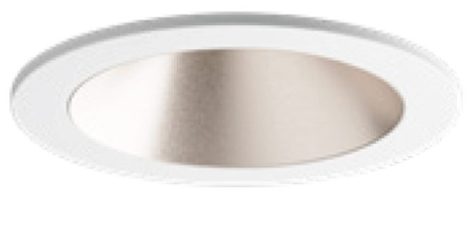 Visual Comfort Architectural ENCL2RRF-L08930AN-C-W Entra CL 2IN Round Flanged Trim / Remodel Housing, CCT 3000K, White Finish / Champagne Color Reflector