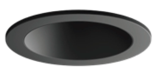 Visual Comfort Architectural ENCL2RRF-L08935DN-B-B Entra CL 2" 8W, 3500K LED Round Flanged Remodel Downlight Black Reflector, Black Trim Flange