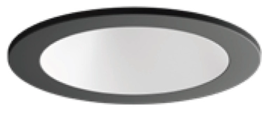 Visual Comfort Architectural ENCL2RRF-L12927DN-W-B Entra CL 2IN Fixed Round Flanged Trim / Remodel Housing, CCT 2700K, Black Finish W/ White Reflector