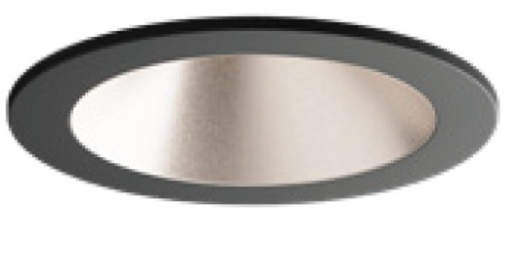 Visual Comfort Architectural ENCL2RRF-L12935AN-C-B Entra CL 2IN Adjutstable Round Flanged Trim / Remodel Housing, CCT 3500K, Black Finish W/ Champagne Reflector