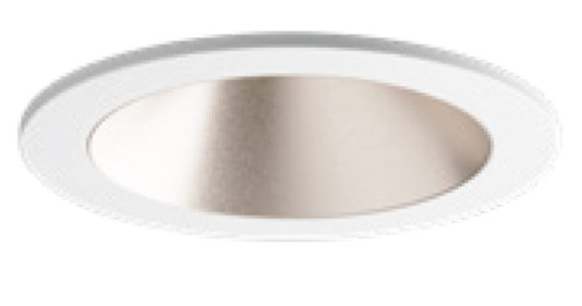 Visual Comfort Architectural ENCL2RRF-L12930AN-C-W Entra CL 2IN Adjutstable Round Flanged Trim / Remodel Housing, CCT 3000K, White Finish W/ Champagne Reflector