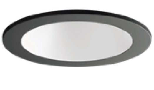 Visual Comfort Architectural ENCL2RRF-L12930WN-W-B Entra CL 2IN Round Flanged Trim / Remodel Housing, CCT 3000K, Black Finish / White Reflector