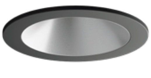 Visual Comfort Architectural ENCL2RRF-L12935DN-S-B Entra CL 2IN Fixed Round Flanged Trim / Remodel Housing, CCT 3500K, White Finish W/ Satin Silver Reflector