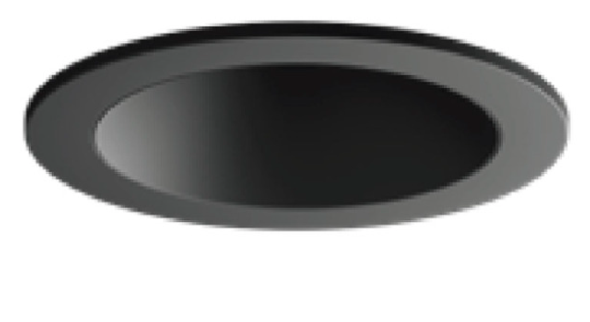 Visual Comfort Architectural ENCL2RRF-L12935WN-B-B Entra CL 2IN Round Flanged Trim / Remodel Housing, CCT 3500K, Black Finish / Black Reflector