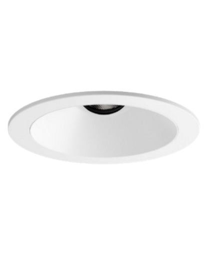 Visual Comfort Architectural ENCL3RFA-935C-W Entra CL 3" Round Flanged Adjustable Downlight – 15W – 3500K – 90+ CRI – Champagne Reflector – White Flanged Trim