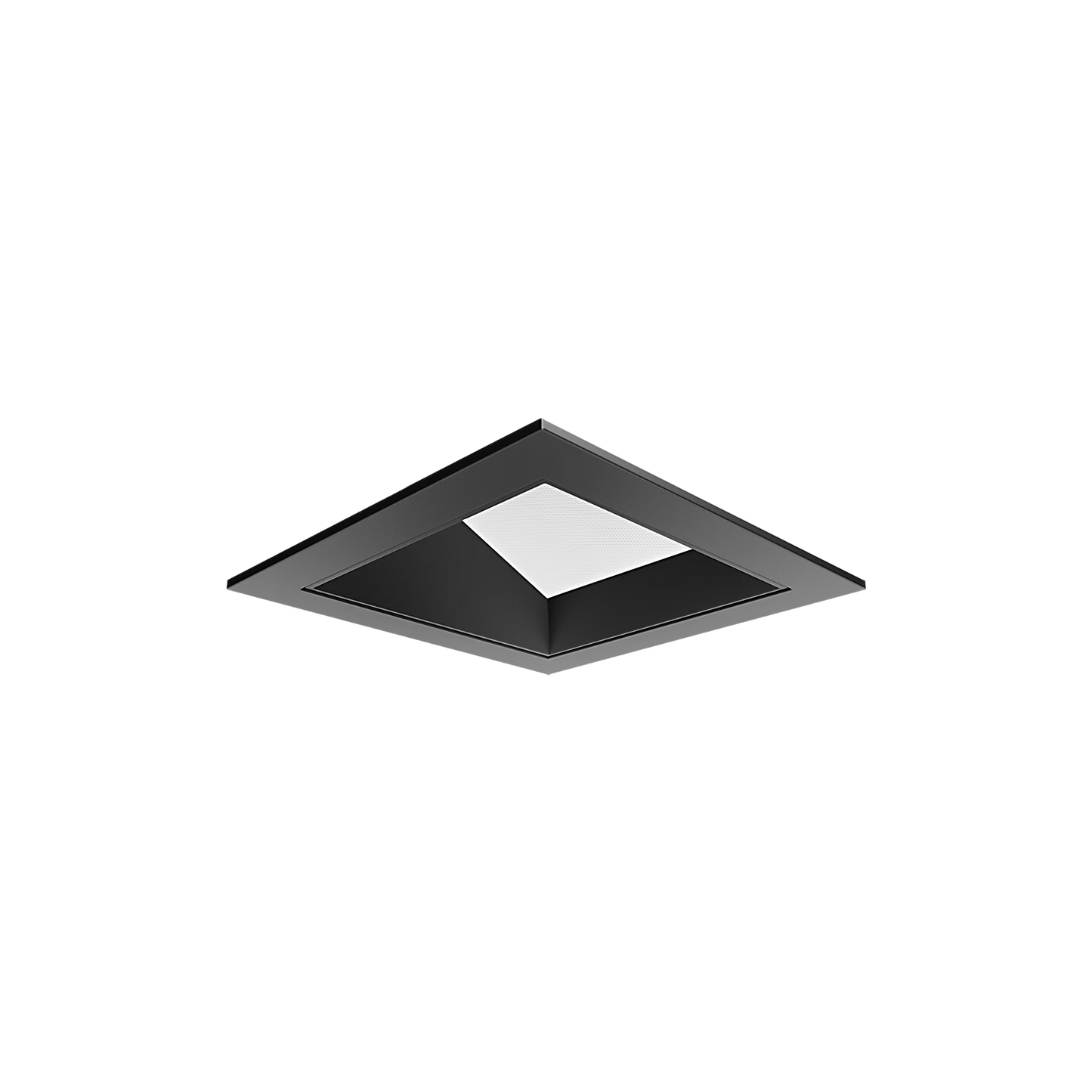 Visual Comfort Architectural ENCL3SRF-L12927WI-B-B Modern Entra CL 3" Square Remodel Flanged Light - CCT: 2700K - 12W - Reflector Finish: Black - Trim Finish: Black