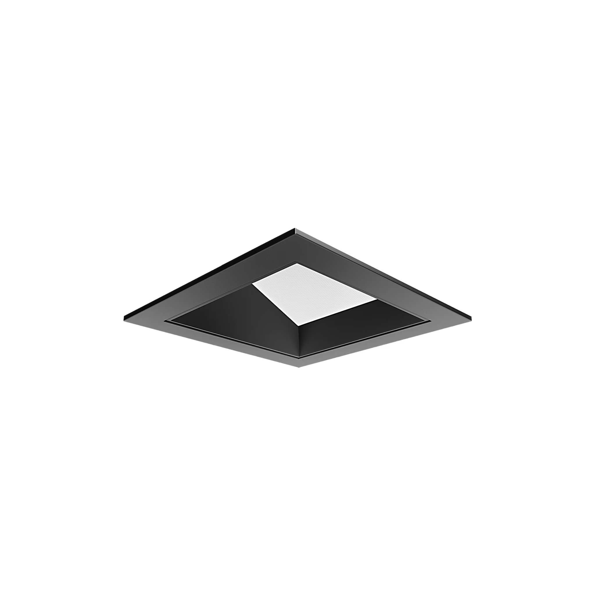 Visual Comfort Architectural ENCL3SRF-L12927WI-B-B Modern Entra CL 3" Square Remodel Flanged Light - CCT: 2700K - 12W - Reflector Finish: Black - Trim Finish: Black