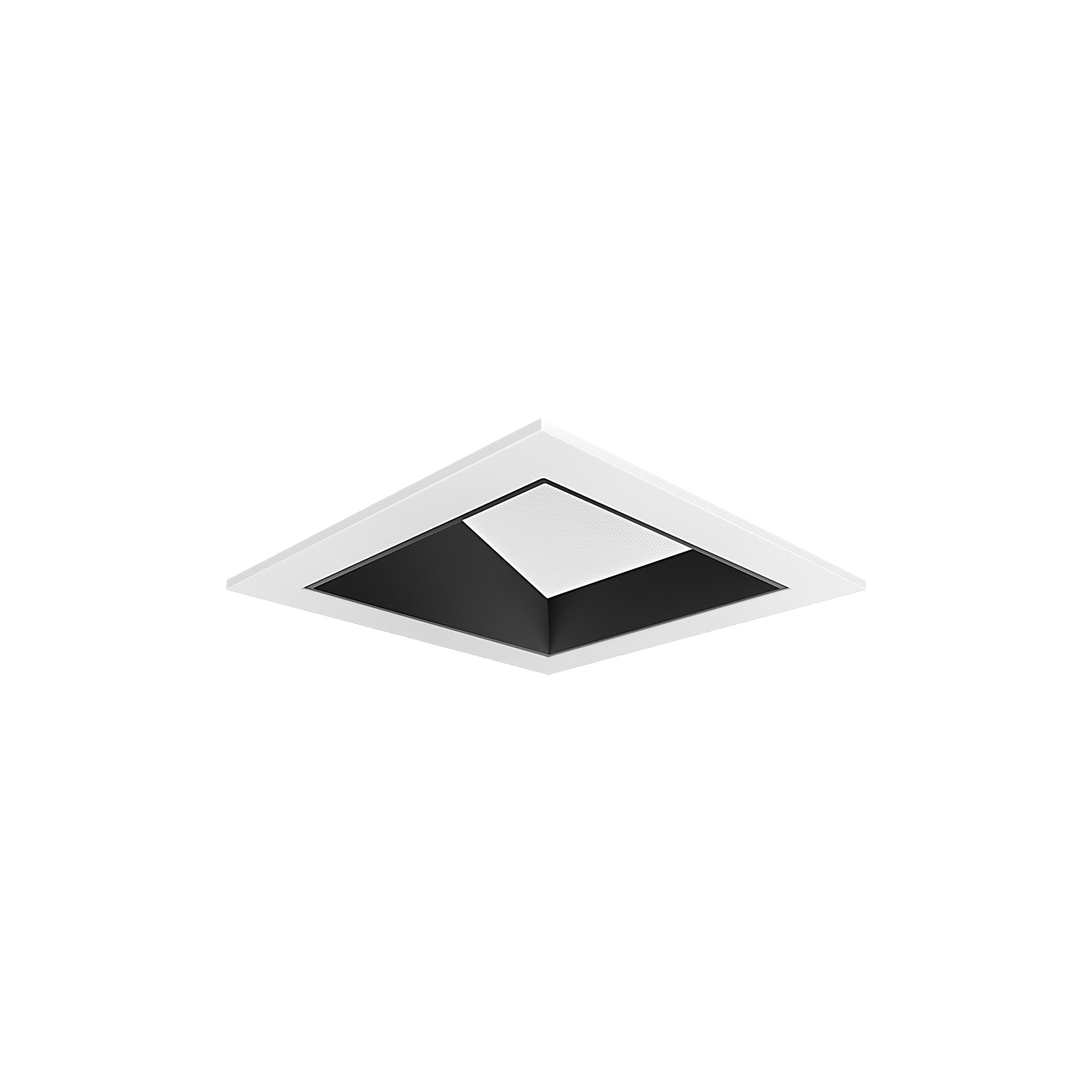 Visual Comfort Architectural ENCL3SRF-L12927WI-B-W Modern Entra CL 3" Round Remodel Flanged Light - CCT: 2700K - 12W - Reflector Finish: Black - Trim Finish: White