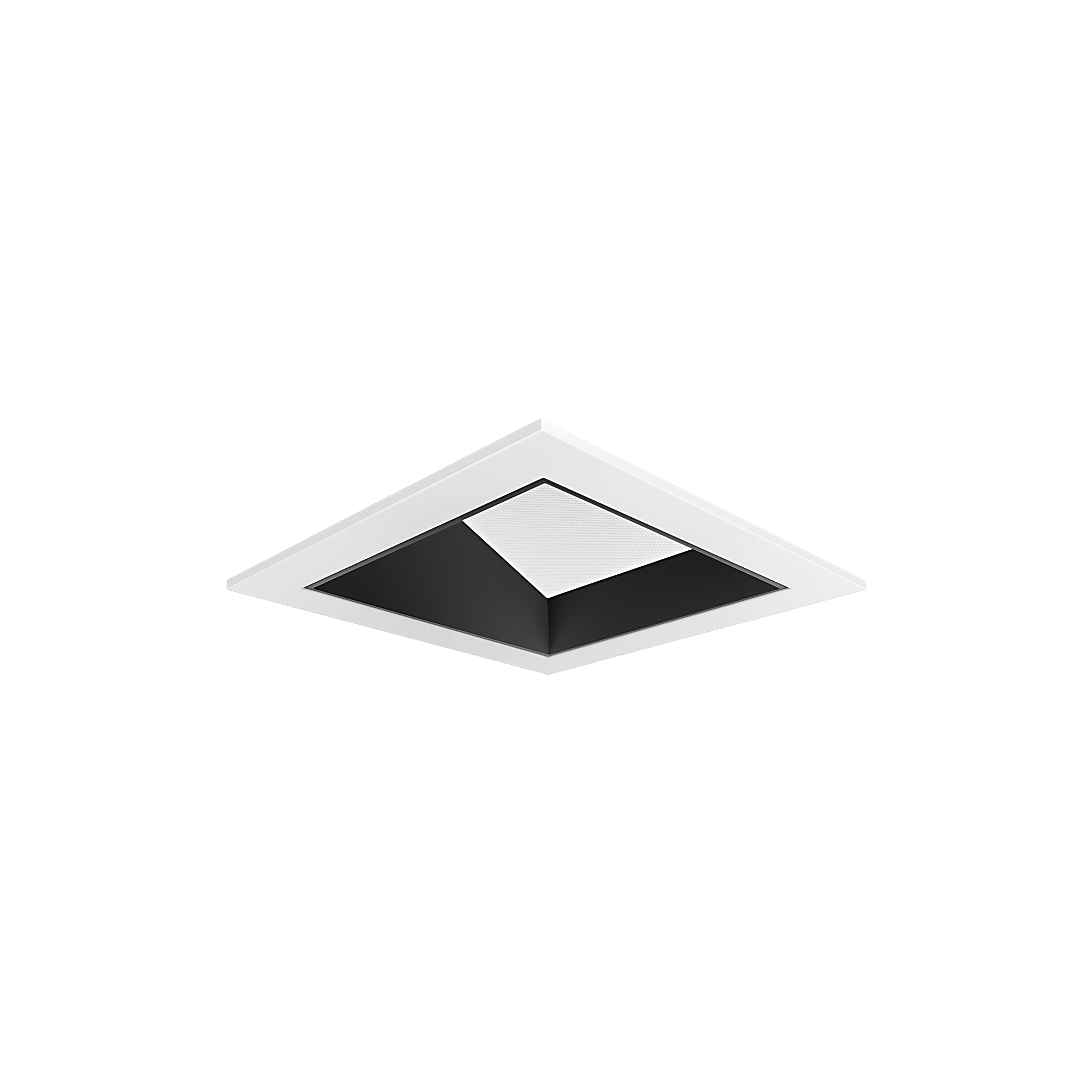 Visual Comfort Architectural ENCL3SRF-L12927WI-B-W Modern Entra CL 3" Round Remodel Flanged Light - CCT: 2700K - 12W - Reflector Finish: Black - Trim Finish: White
