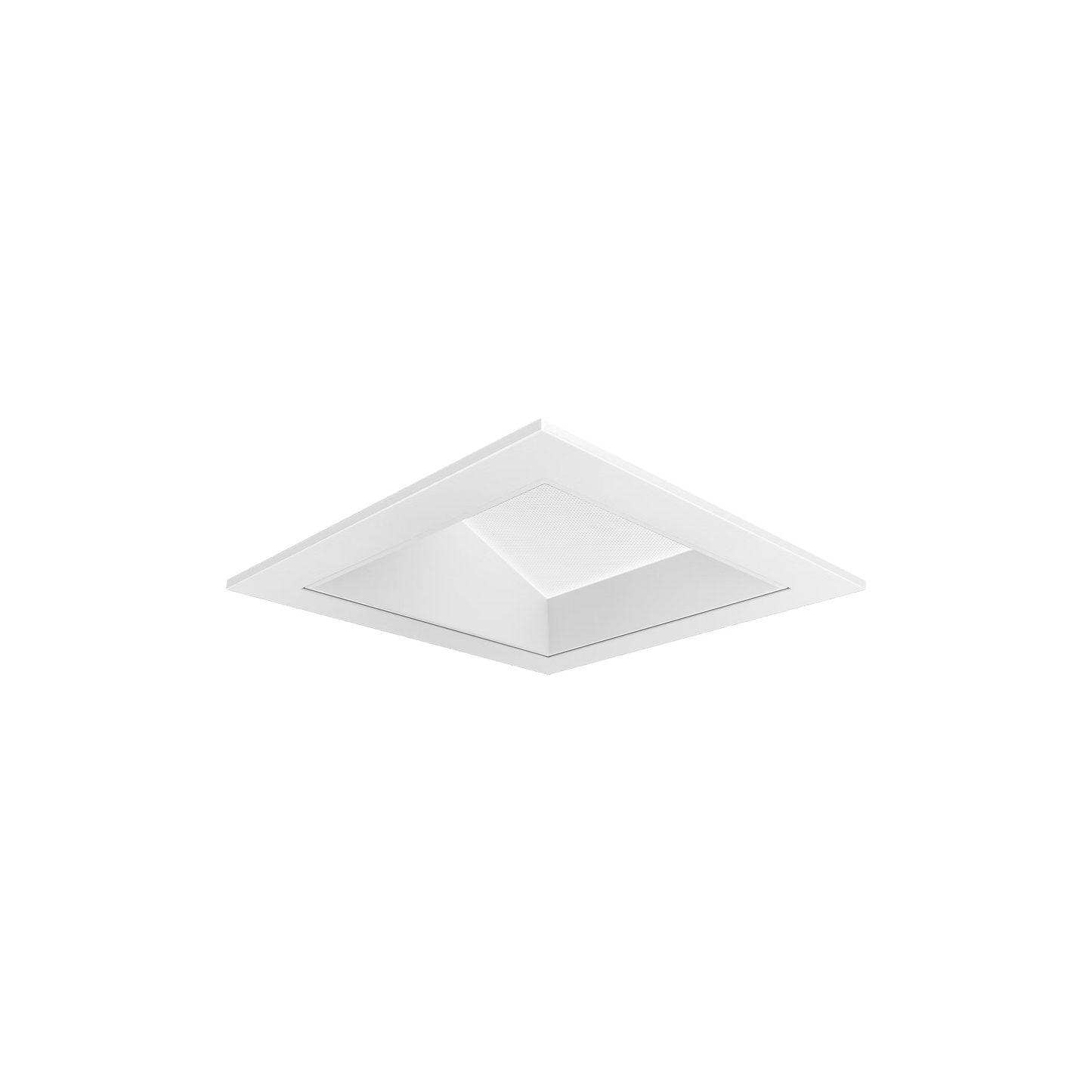 Visual Comfort Architectural ENCL3SRF-L12927WI-W-W Modern Entra CL 3" Square Remodel Flanged Light - CCT: 2700K - 12W - Reflector Finish: White - Trim Finish: White