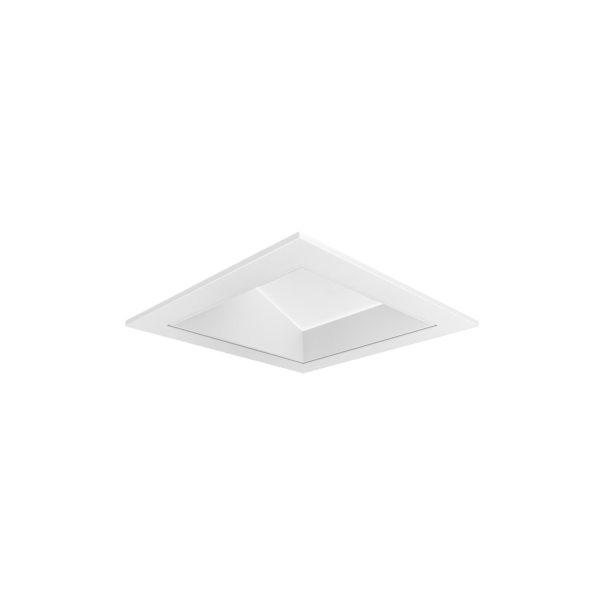 Visual Comfort Architectural ENCL3SRF-L12927WI-W-W Modern Entra CL 3" Square Remodel Flanged Light - CCT: 2700K - 12W - Reflector Finish: White - Trim Finish: White