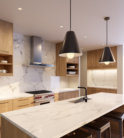 Visual Comfort Architectural ENCL3SLD-WD31B Entra CL 3" Square Flangeless LED Downlight, Color Temperature Warm Dim, Black Reflector Finish