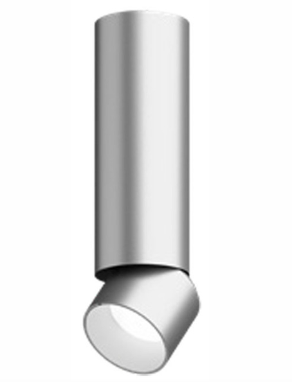 Visual Comfort Architectural ENCY2RF-L129302A-UNV-BA 2" 12W Adjustable LED Cylinder, Flush Mount, Reflector Finish/Cylinder Finish: Black/Brushed Aluminum, Color Temperature: 3000K, Beam Spread: 20°