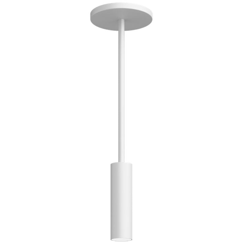 Visual Comfort Architectural ENCY2RP-L129276D-UNV-AW ENTRA 2" 12W Fixed LED Cylinder, Pendant Mount, Fixed Downlight, Beam Angle 60°, Color Temperature 2700K, White/ Brushed Aluminum Finish