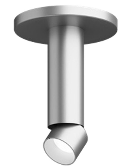 Visual Comfort Architectural ENCY2RS-L129274A-UNV-AA 2" 12W Adjustable LED Cylinder, Surface Mount, Reflector Finish/Cylinder Finish: Brushed Aluminum/Brushed Aluminum, Color Temperature: 2700K, Beam Spread: 40°