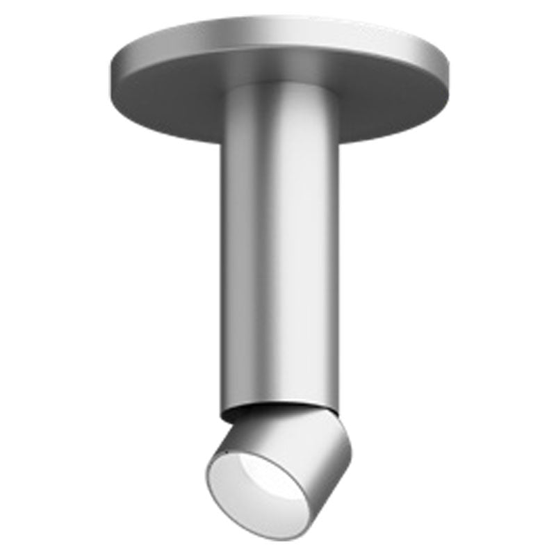 Visual Comfort Architectural ENCY2RS-L129304A-UNV-BA ENTRA 2" 12W Adjustable LED Cylinder, Surface Mount Canopy, Color Temperature 3000K, Beam Angle 40°, Finish Brushed Aluminum / Black