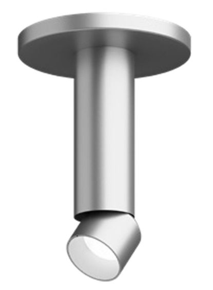 Visual Comfort Architectural ENCY2RS-L129272A-UNV-WA 2" 12W Adjustable LED Cylinder, Surface Mount, Reflector Finish/Cylinder Finish: White/Brushed Aluminium, Color Temperature: 2700K, Beam Spread: 20°