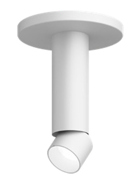 Visual Comfort Architectural ENCY2RS-L129272A-UNV-WW 2" 12W Adjustable LED Cylinder, Surface Mount, Reflector Finish/Cylinder Finish: White/White, Color Temperature: 2700K, Beam Spread: 20°