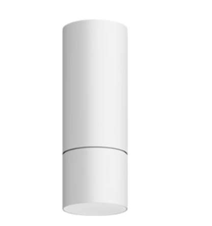 Visual Comfort Architectural ENCY3RF-L129301A-UNV-WW 3" 12W Adjustable LED Cylinder, Flush Mount, Reflector Finish/Cylinder Finish:White/White, Color Temperature:3000K, Beam Spread: 18°
