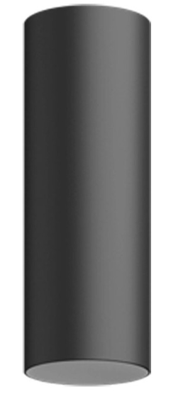 Visual Comfort Architectural ENCY3RF-L129302D-UNV-AB Entra 3 Inch LED Fixed Cylinder Ceiling Light, CCT 3000K, Black Finish / Brushed Aluminum Color
