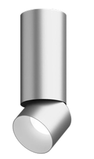 Visual Comfort Architectural ENCY3RF-L199301A-UNV-WA Entra 3 Inch LED Adjustable Cylinder Ceiling Light, CCT 3000K, Brushed Aluminum Finish / Color White