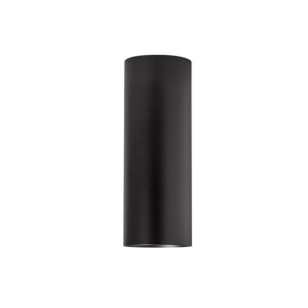 Visual Comfort Architectural ENCY3RF-L199WDWW-UNV-BB ENTRA 3" 19W Wall Wash LED Cylinder Flush Mount, Black Reflector, Black Cylinder, Warm Dim 3000–1800K