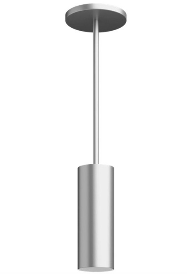 Visual Comfort Architectural ENCY3RP-L129274D-UNV-WA 3" 12W Fixed LED Cylinder, Pendant Mount, Reflector Finish/Cylinder Finish: White/Brushed Aluminum, Color Temperature: 2700K, Beam Spread: 40°