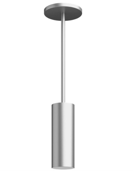Visual Comfort Architectural ENCY3RP-L12927WW-UNV-WA 3" 12W Wall Wash LED Cylinder, Pendant Mount, Reflector Finish/Cylinder Finish: White/Brushed Aluminum, Color Temperature: 2700K
