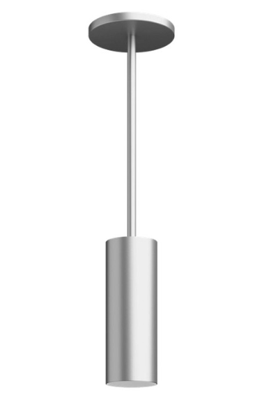 Visual Comfort Architectural ENCY3RP-L129WDWW-UNV-AA 3" 12W Wall Wash LED Cylinder, Warm Dim, Pendant Mount, Reflector Finish/Cylinder Finish: Brushed Aluminum/Brushed Aluminum, Color Temperature: Warm Dim 3000-1800K