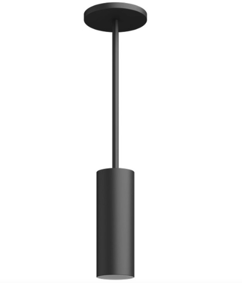 Visual Comfort Architectural ENCY3RP-L129WDWW-UNV-WB 3" 12W Wall Wash LED Cylinder, Warm Dim, Pendant Mount, Reflector Finish/Cylinder Finish: White/Black, Color Temperature: Warm Dim 3000-1800K