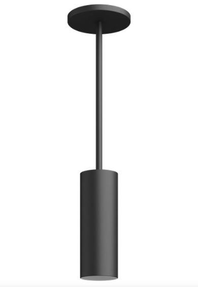 Visual Comfort Architectural ENCY3RP-L159WD6D-UNV-WB 3" 15W Fixed LED Cylinder, Warm Dim, Pendant Mount, Reflector Finish/Cylinder Finish: White/Black, Color Temperature: 3000K-1800K Warm Dim, Beam Spread: 60°