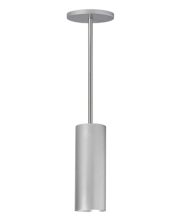 Visual Comfort Architectural ENCY3RP-L159WDWW-UNV-AA 3" 15W Wall Wash LED Cylinder, Warm Dim, Pendant Mount, Reflector Finish/Cylinder Finish: Brushed Aluminum/Brushed Aluminum, Color Temperature: Warm Dim  3000-1800K