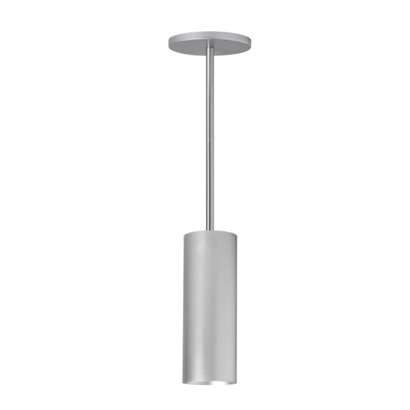 Visual Comfort Architectural ENCY3RP-L159WDWW-UNV-BA ENTRA 3" 15W Wall Wash LED Cylinder – Warm Dim 3000-1800K – 90 CRI – Pendant Mount – Black/Brushed Aluminum