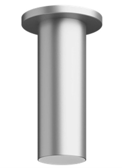 Visual Comfort Architectural ENCY3RS-L12930WW-UNV-WA 3" 12W Wall Wash LED Cylinder, Surface Mount, Reflector Finish/Cylinder Finish: White/Brushed Aluminum, Color Temperature: 3000K